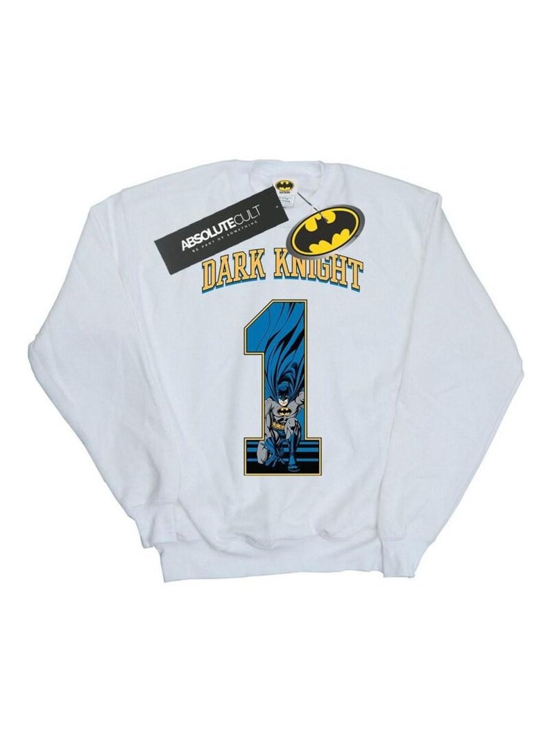 DC Comics - Sweat DARK KNIGHT Blanc - Kiabi