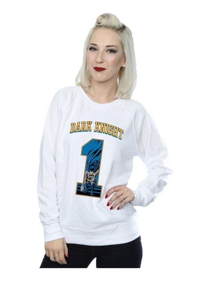 DC Comics - Sweat DARK KNIGHT Blanc - Kiabi