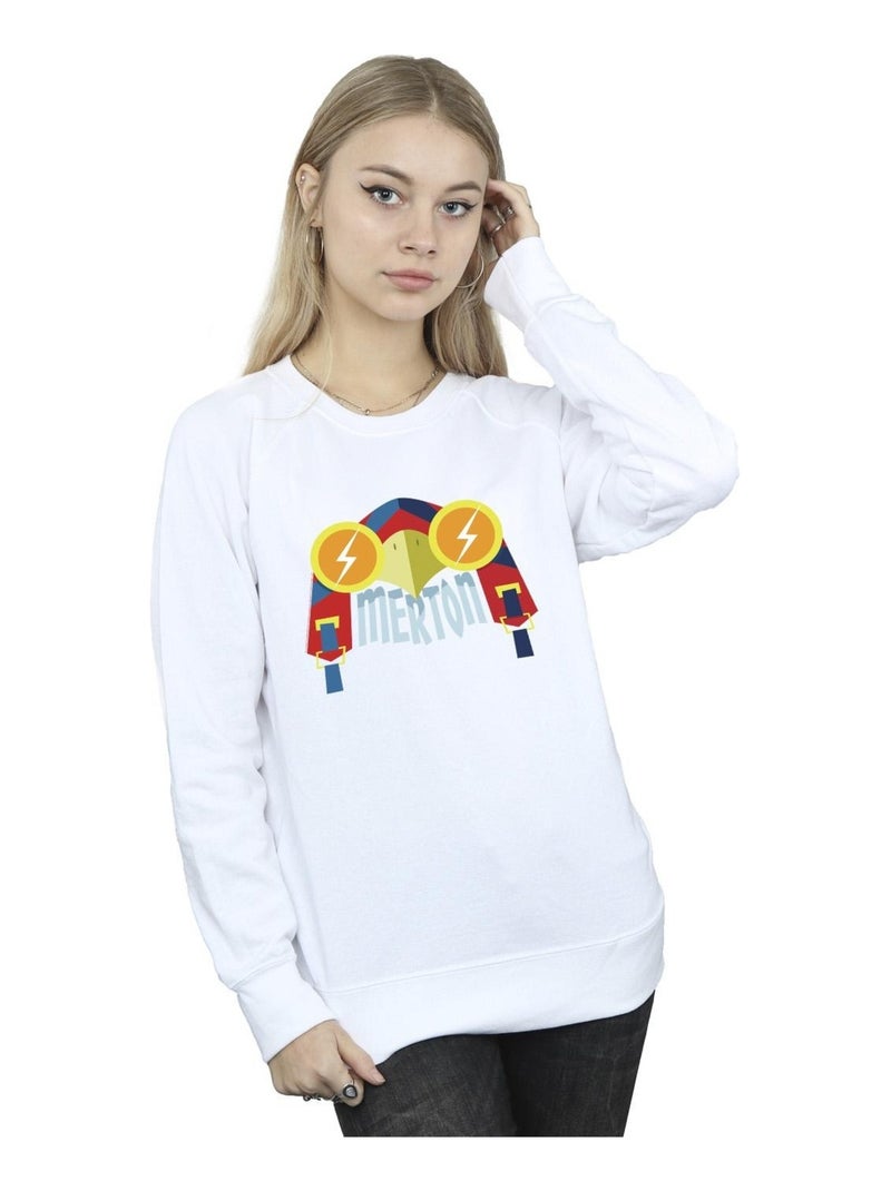 DC Comics - Sweat DC LEAGUE OF SUPER-PETS Blanc - Kiabi
