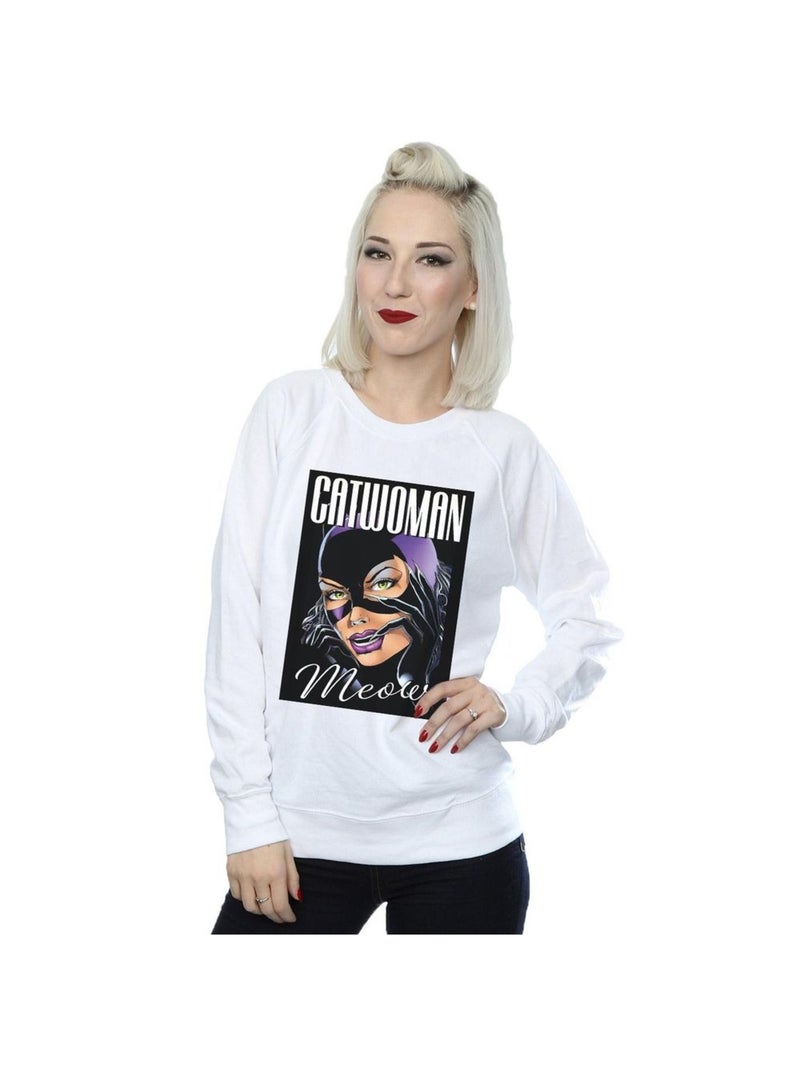 DC Comics - Sweat FELINE FATALE Blanc - Kiabi