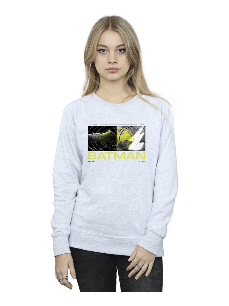 DC Comics - Sweat FUTURE TO PAST Gris chiné - Kiabi