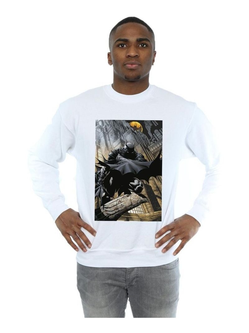 DC Comics - Sweat GOTHAM CITY Blanc - Kiabi