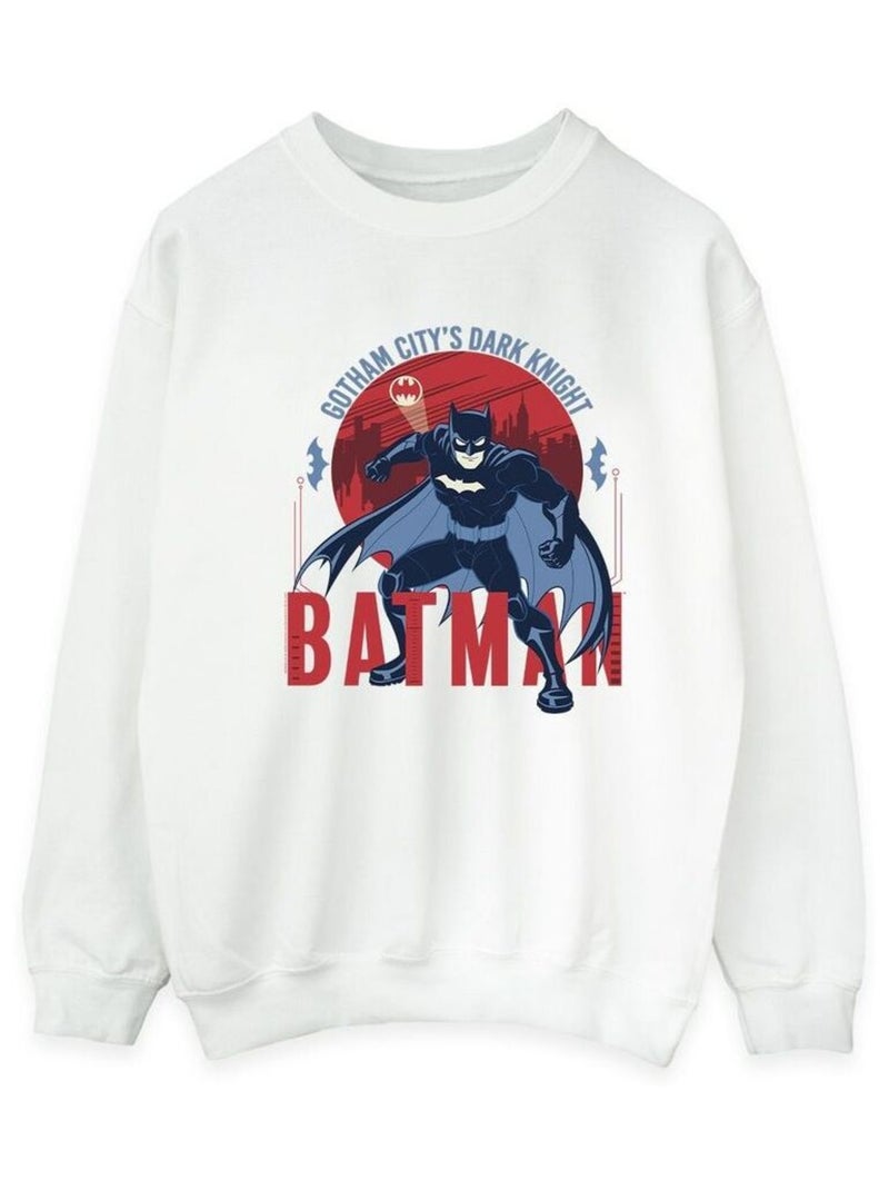 DC Comics - Sweat GOTHAM CITY Blanc - Kiabi