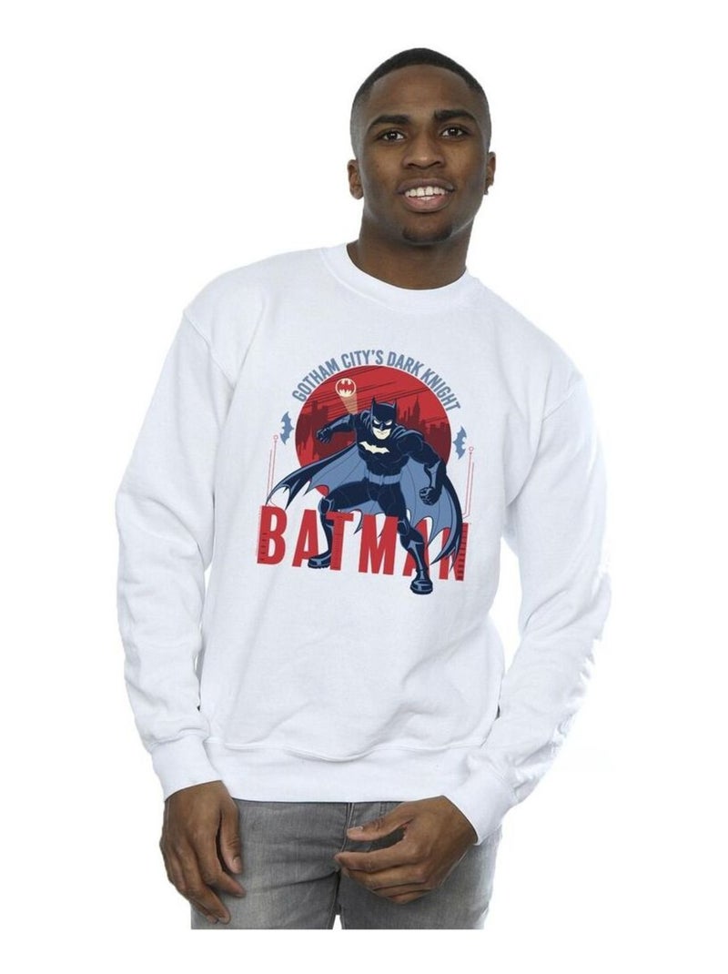 DC Comics - Sweat GOTHAM CITY Blanc - Kiabi