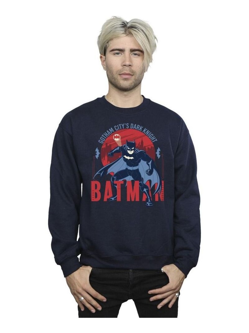 DC Comics - Sweat GOTHAM CITY Bleu marine - Kiabi