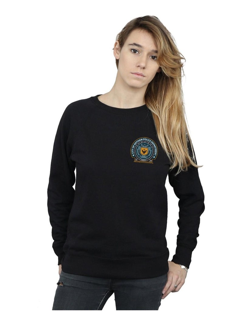 DC Comics - Sweat GOTHAM POLICE DEPT Noir - Kiabi