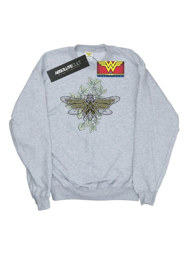 DC Comics - Sweat Gris chiné - Kiabi