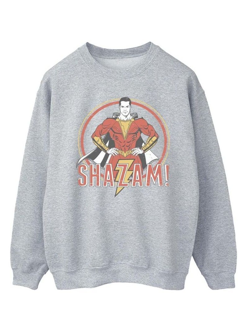 DC Comics - Sweat Gris chiné - Kiabi
