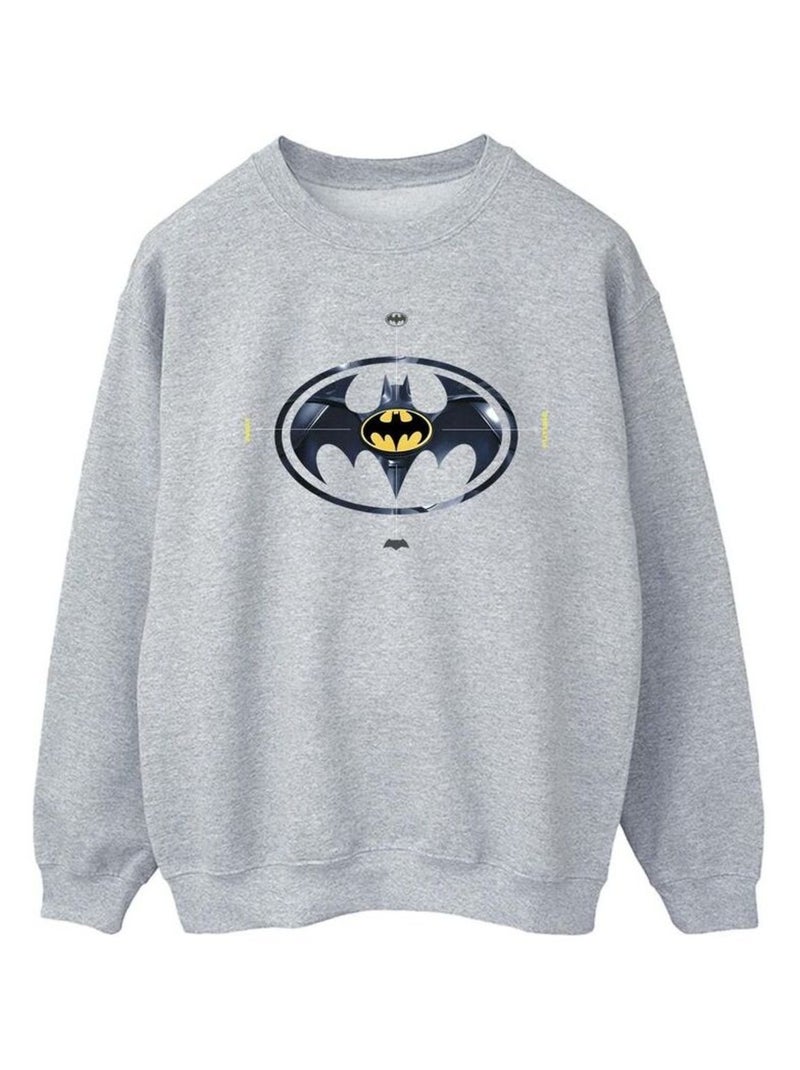 DC Comics - Sweat Gris chiné - Kiabi