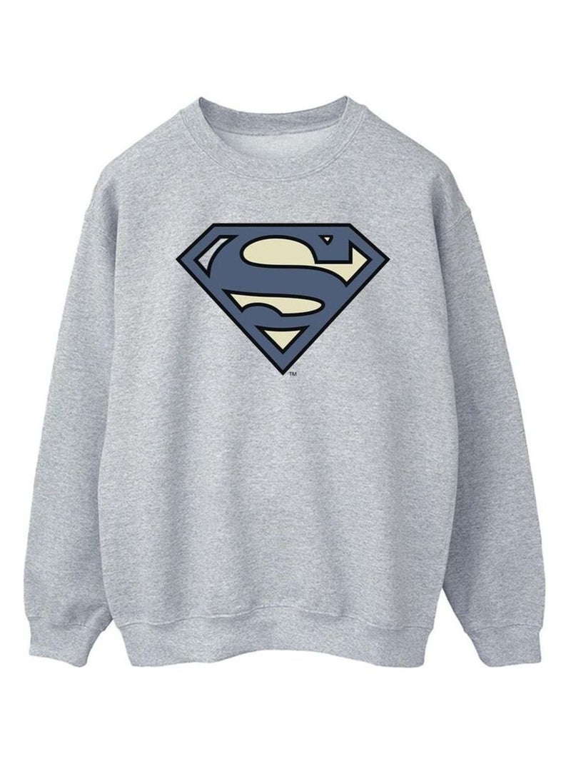DC Comics - Sweat Gris chiné - Kiabi