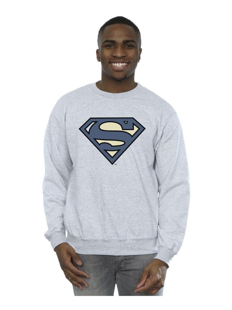 DC Comics - Sweat Gris chiné - Kiabi