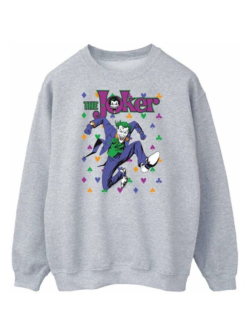 DC Comics - Sweat Gris chiné - Kiabi