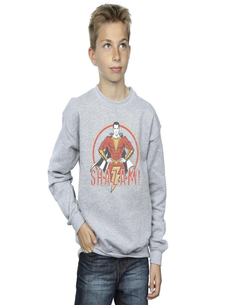 DC Comics - Sweat Gris chiné - Kiabi