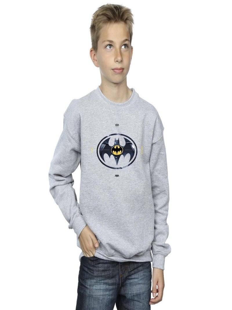 DC Comics - Sweat Gris chiné - Kiabi