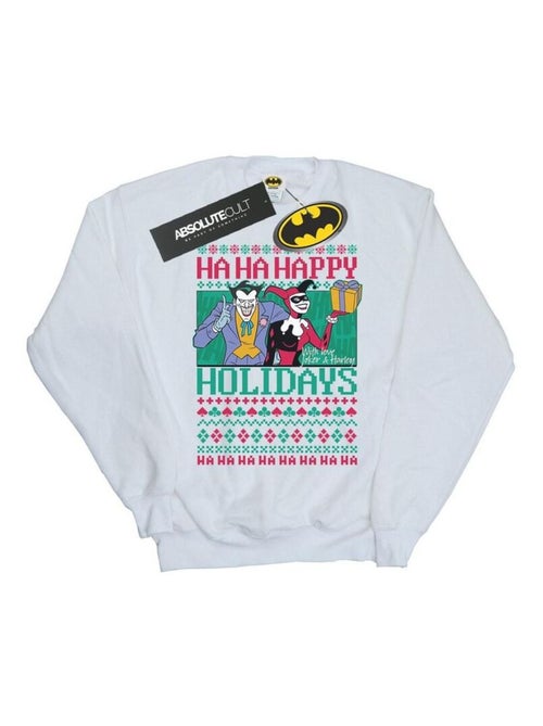 DC Comics - Sweat HA HA HAPPY HOLIDAYS - Kiabi