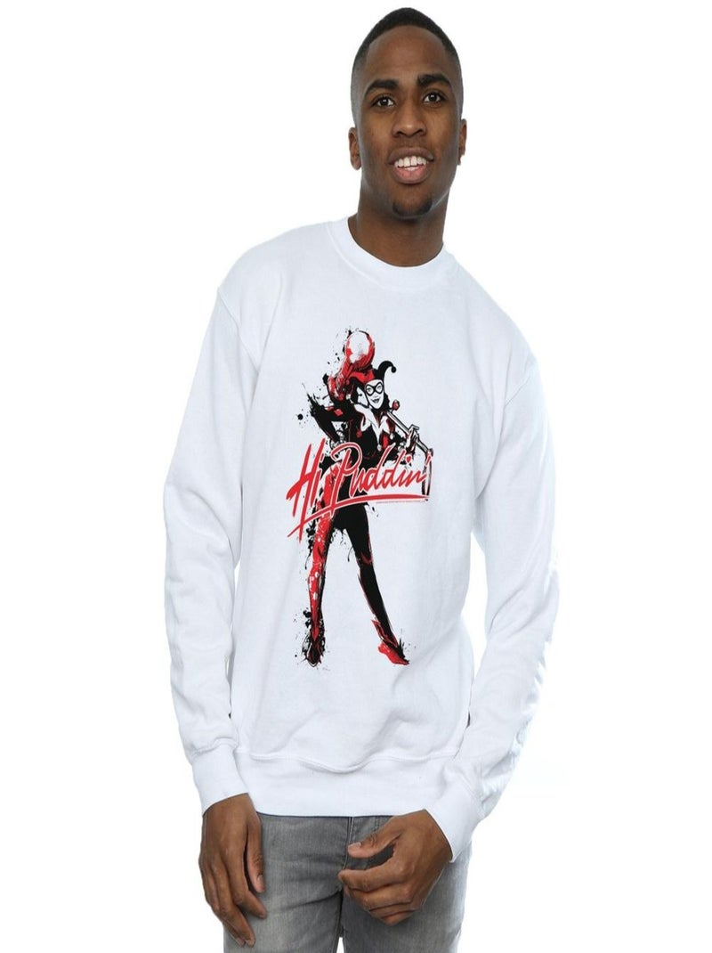 DC Comics - Sweat HI PUDDIN Blanc - Kiabi