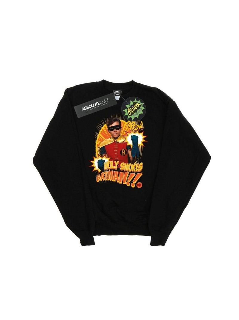 DC Comics - Sweat HOLY SMOKES Noir - Kiabi