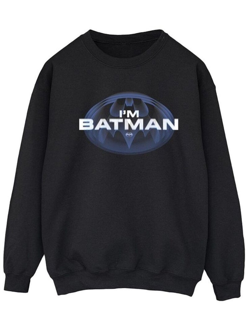DC Comics - Sweat I'M BATMAN Noir - Kiabi