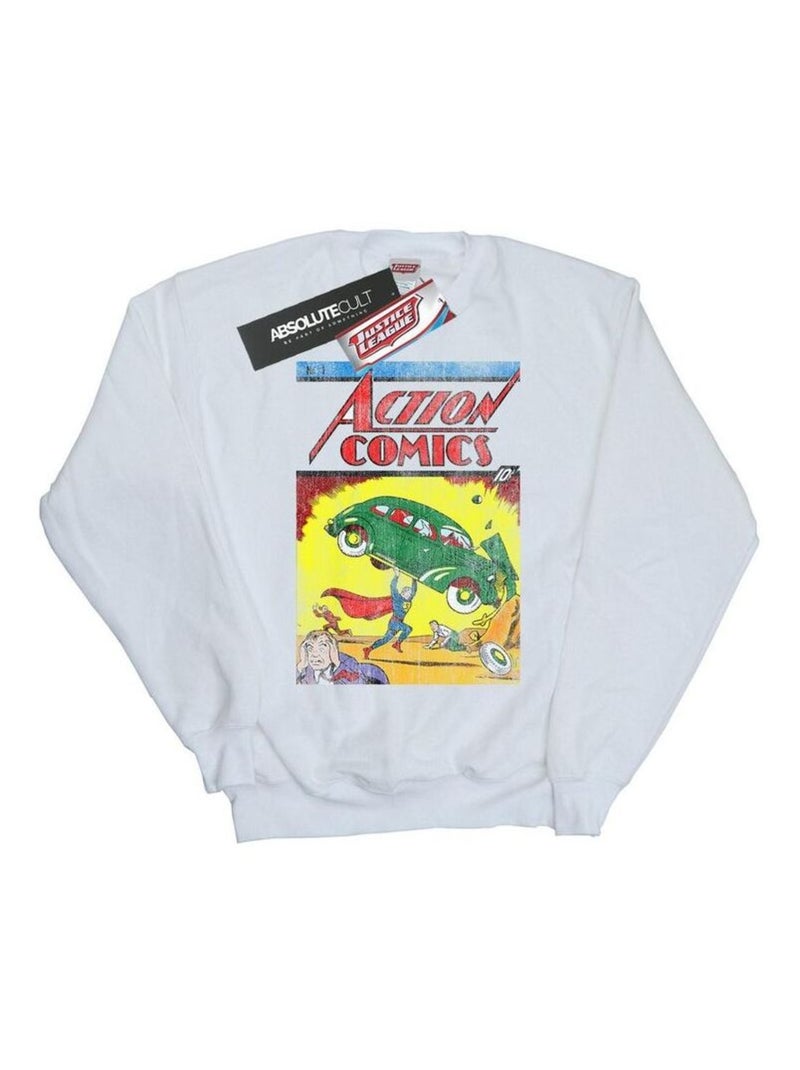 DC Comics - Sweat ISSUE Blanc - Kiabi