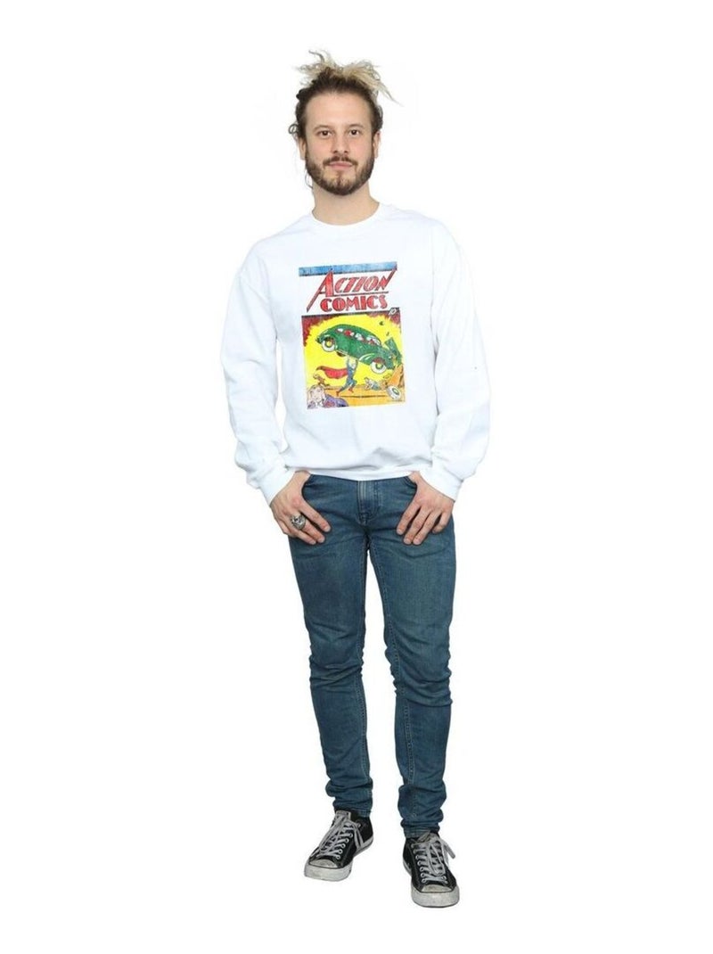 DC Comics - Sweat ISSUE Blanc - Kiabi