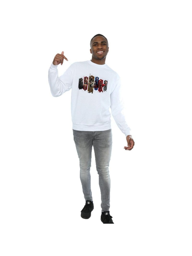 DC Comics - Sweat JUSTICE LEAGUE Blanc - Kiabi