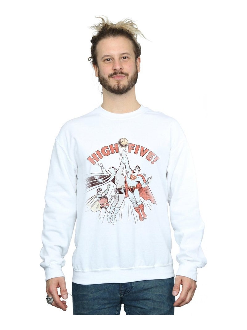 DC Comics - Sweat JUSTICE LEAGUE Blanc - Kiabi