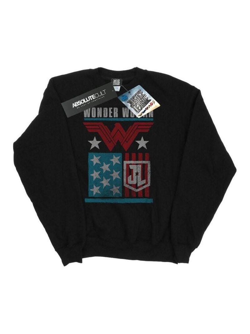 DC Comics - Sweat JUSTICE LEAGUE Noir - Kiabi