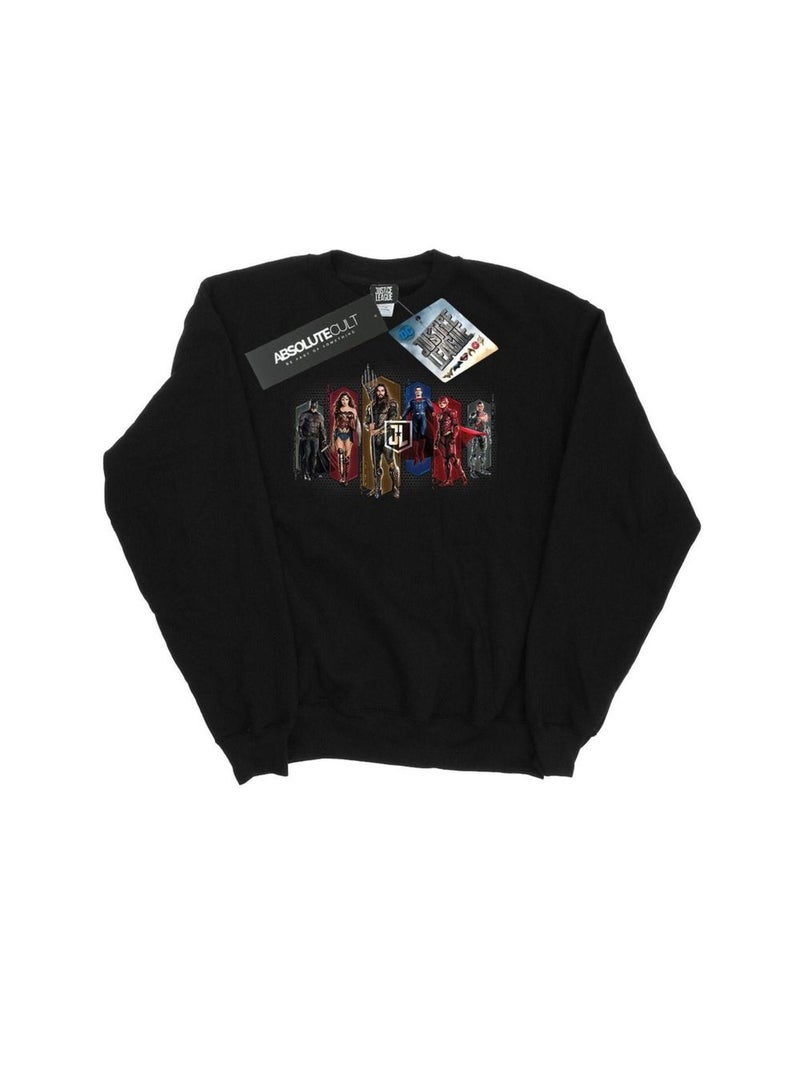 DC Comics - Sweat JUSTICE LEAGUE Noir - Kiabi