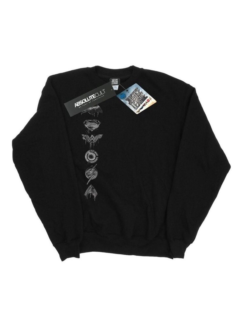 DC Comics - Sweat JUSTICE LEAGUE Noir - Kiabi