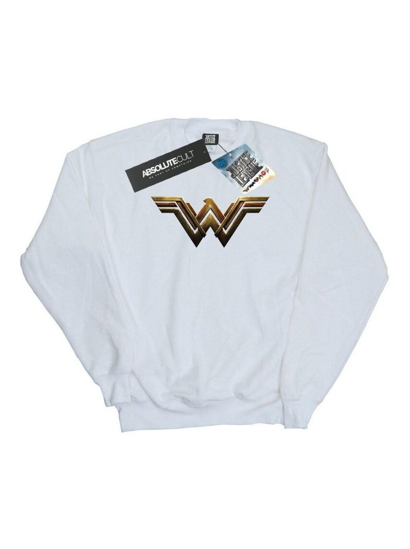 DC Comics - Sweat La Ligue des Justiciers Blanc - Kiabi