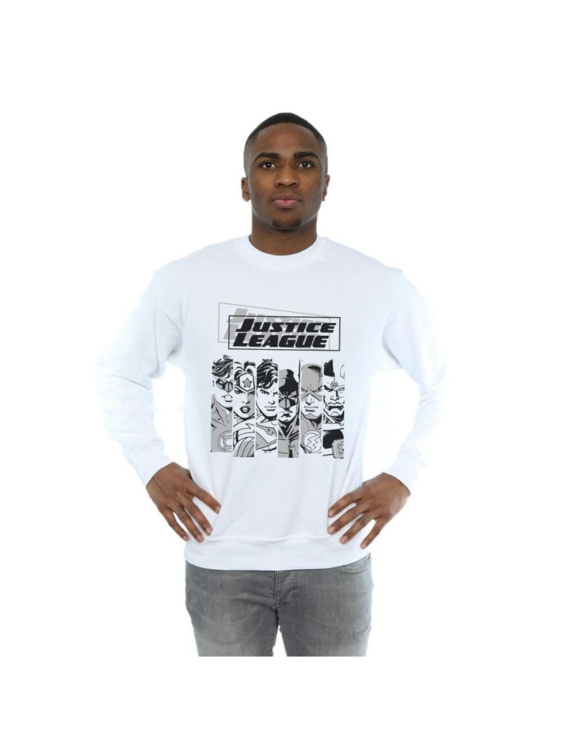 DC Comics - Sweat La Ligue des Justiciers Blanc - Kiabi