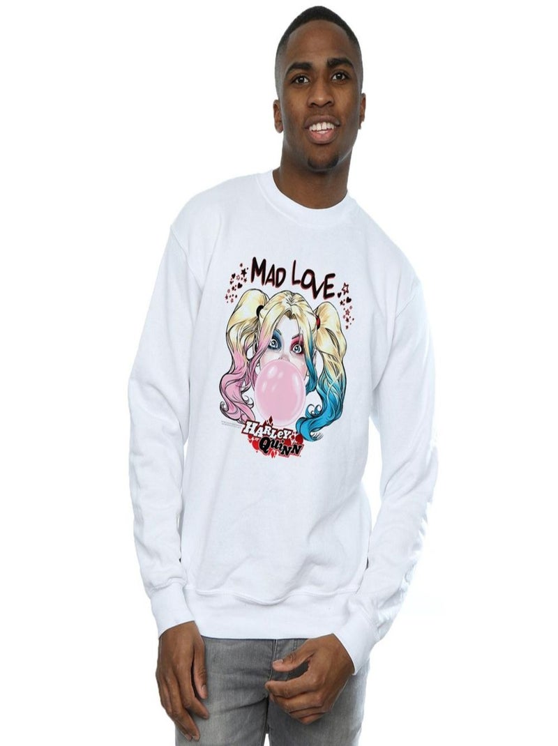 DC Comics - Sweat MAD LOVE Blanc - Kiabi
