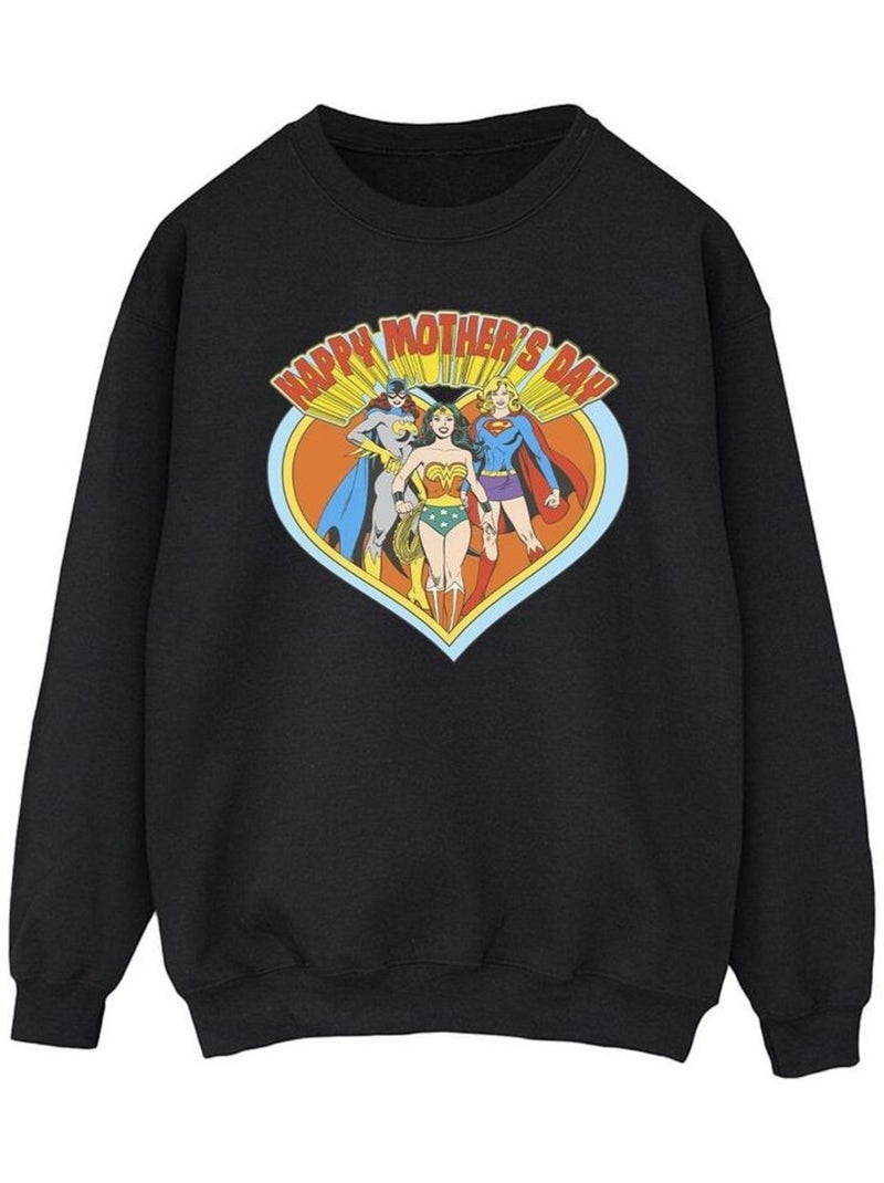 DC Comics - Sweat MOTHER'S DAY Noir - Kiabi