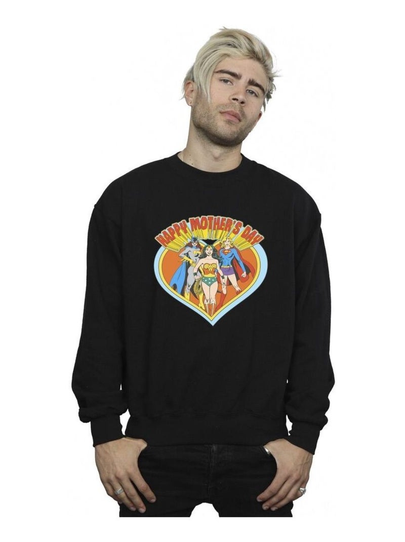 DC Comics - Sweat MOTHER'S DAY Noir - Kiabi