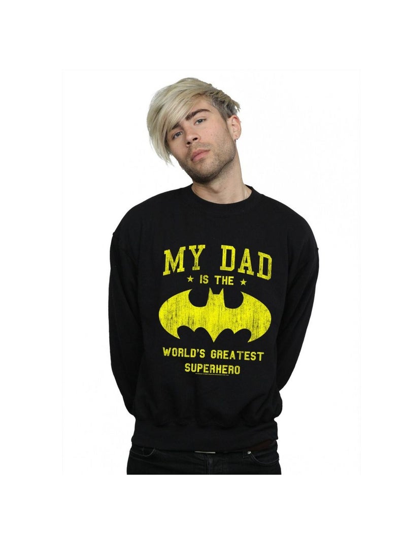 DC Comics - Sweat MY DAD IS BATMAN Noir - Kiabi