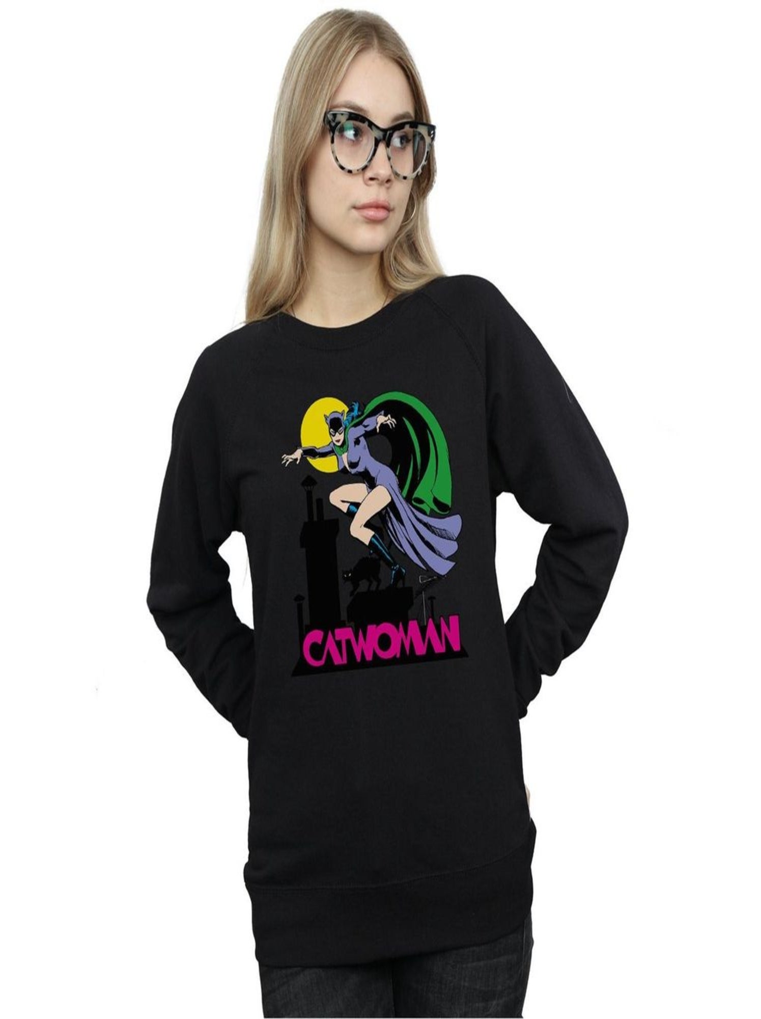 Sweat AC/DC Noir Imprimé Graphique - Taille 18/20 (XL) - Coton - Occasion TB