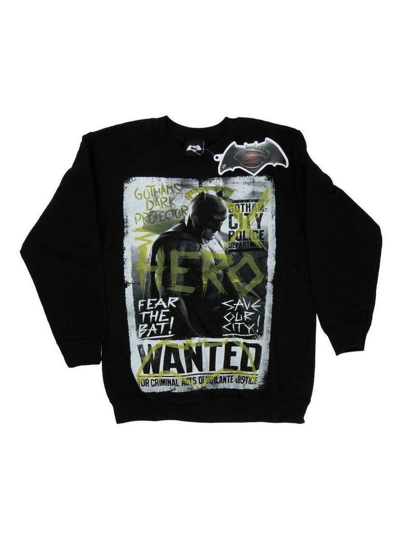 DC Comics - Sweat Noir - Kiabi