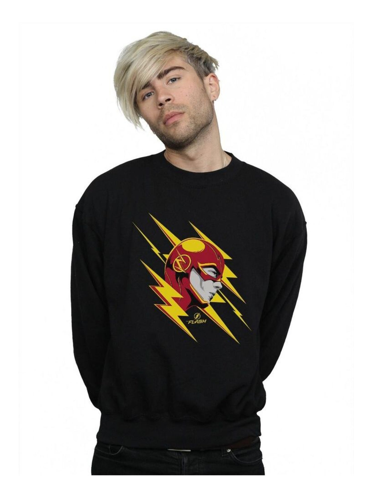 Sweat AC/DC Noir Imprimé Graphique - Taille 18/20 (XL) - Coton - Occasion TB