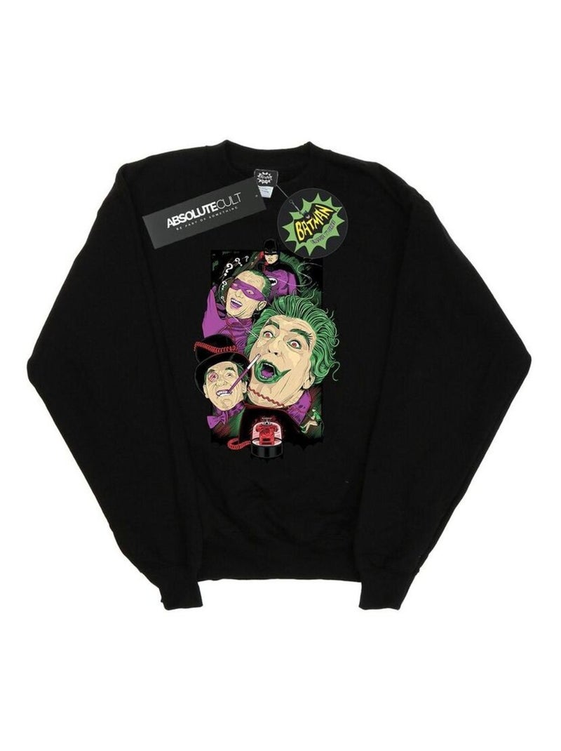 DC Comics - Sweat ROGUES GALLERY Noir - Kiabi