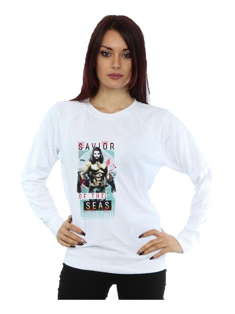 DC Comics - Sweat SAVIOUR OF THE SEAS Blanc - Kiabi