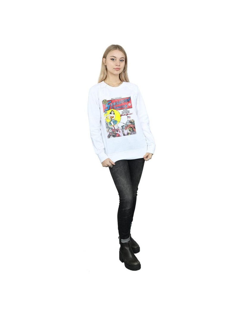 DC Comics - Sweat SENSATION ISSUE Blanc - Kiabi