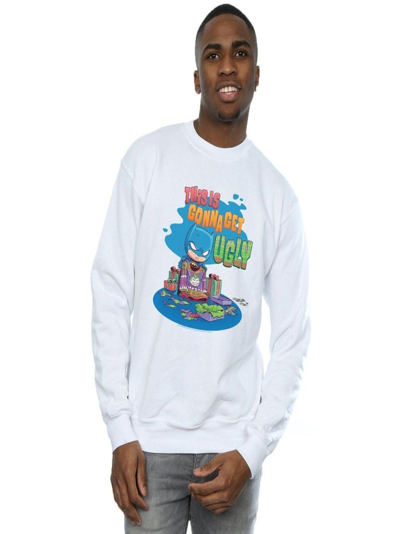 DC Comics - Sweat SUPER FRIENDS Blanc - Kiabi