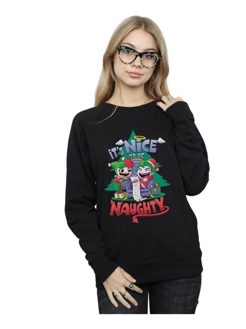 DC Comics - Sweat SUPER FRIENDS IT'S NICE TO BE NAUGHTY - Kiabi