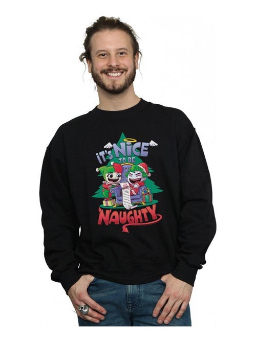 DC Comics - Sweat SUPER FRIENDS IT'S NICE TO BE NAUGHTY - Kiabi