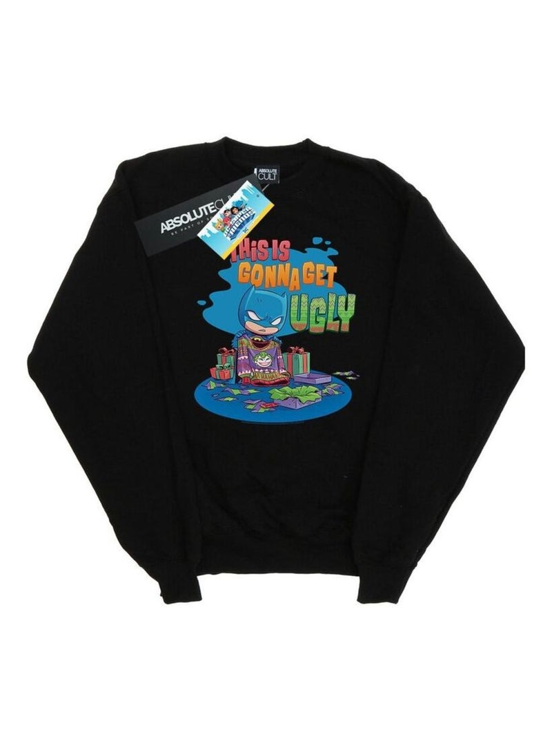 DC Comics - Sweat SUPER FRIENDS Noir - Kiabi