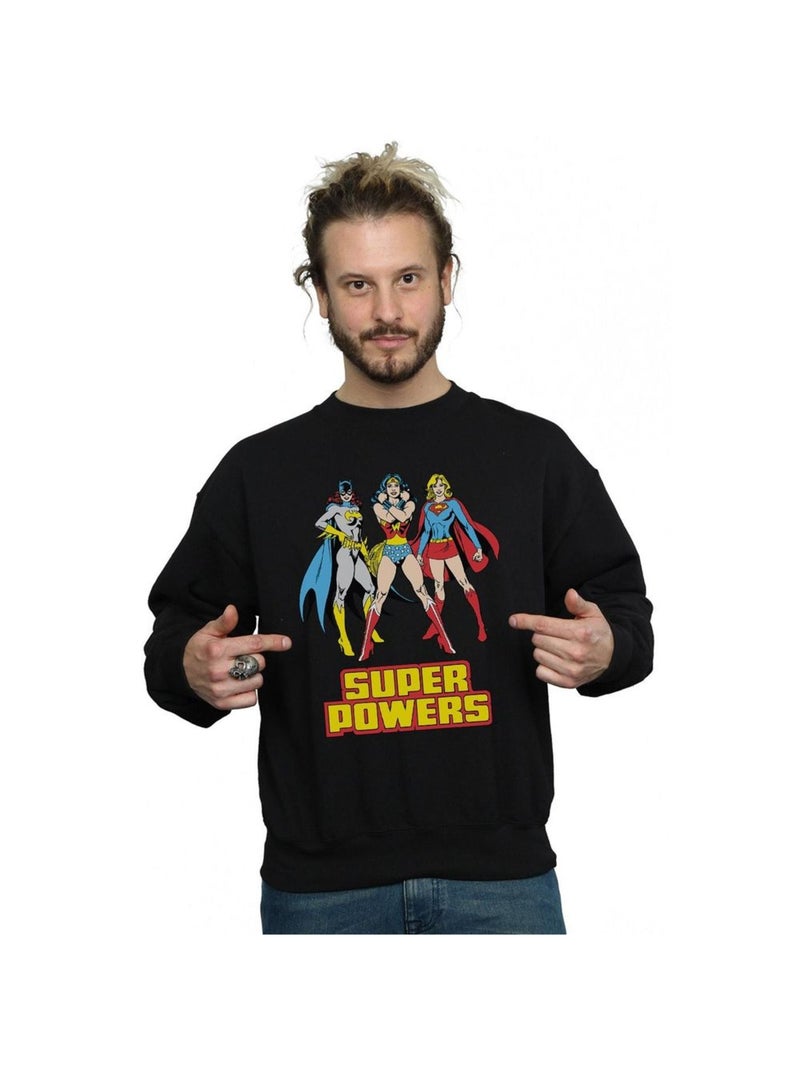 DC Comics - Sweat SUPER POWER Noir - Kiabi