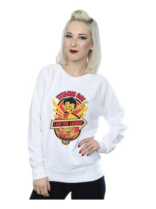DC Comics - Sweat TEEN TITANS GO AM THE LEADER - Kiabi