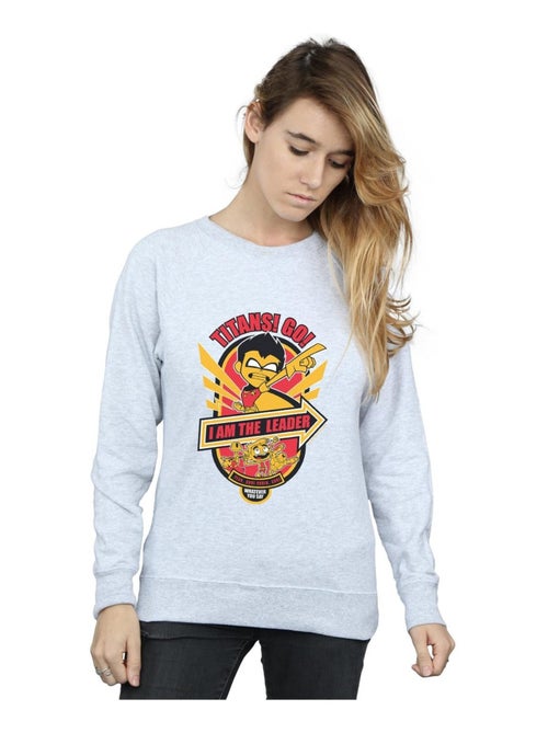 DC Comics - Sweat TEEN TITANS GO AM THE LEADER - Kiabi