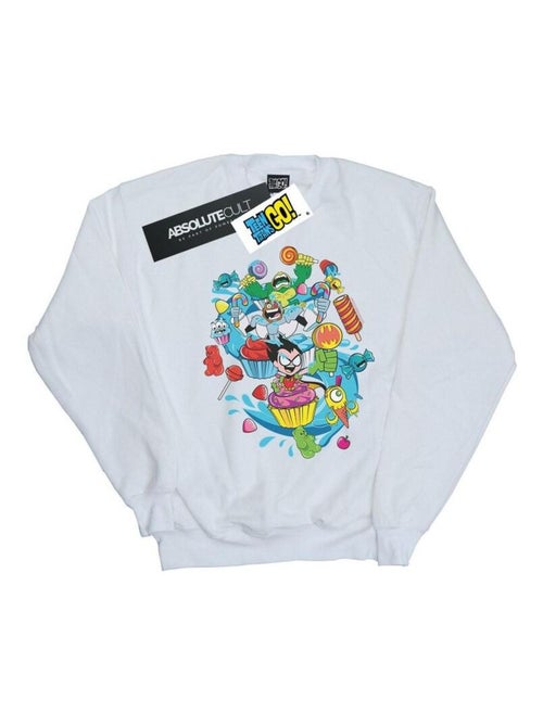 DC Comics - Sweat TEEN TITANS GO CANDY MANIA - Kiabi DC Comics - Sweat TEEN TITANS GO CANDY MANIA - Kiabi