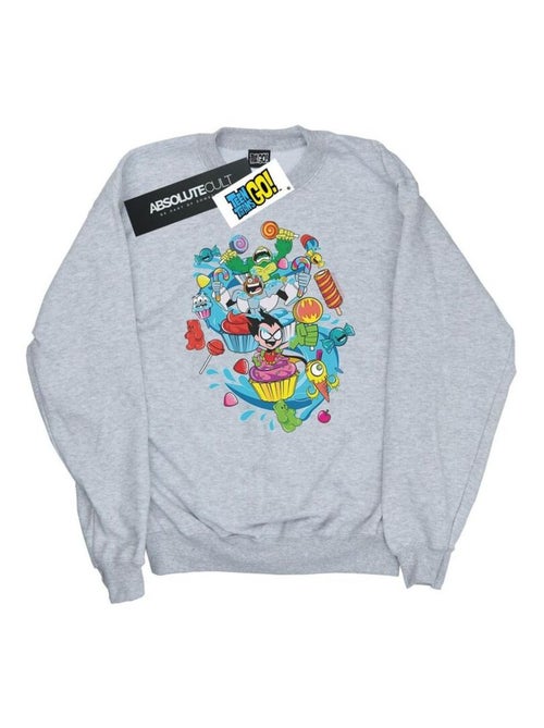 DC Comics - Sweat TEEN TITANS GO CANDY MANIA - Kiabi DC Comics - Sweat TEEN TITANS GO CANDY MANIA - Kiabi